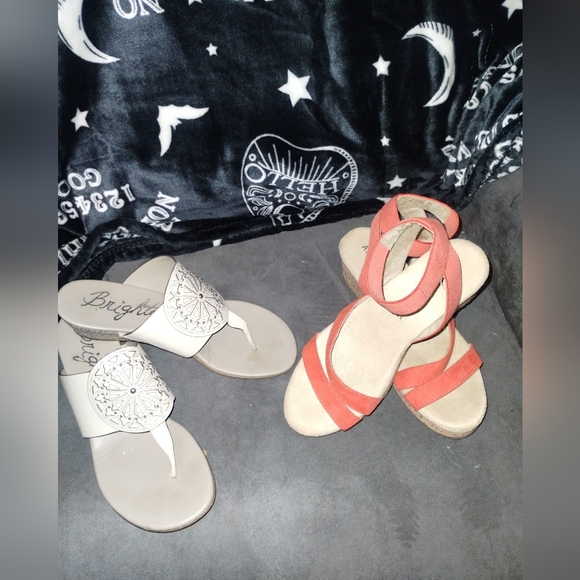 Brighton & Anne Klein Bundle Sandals Size 8 - Picture 4 of 16